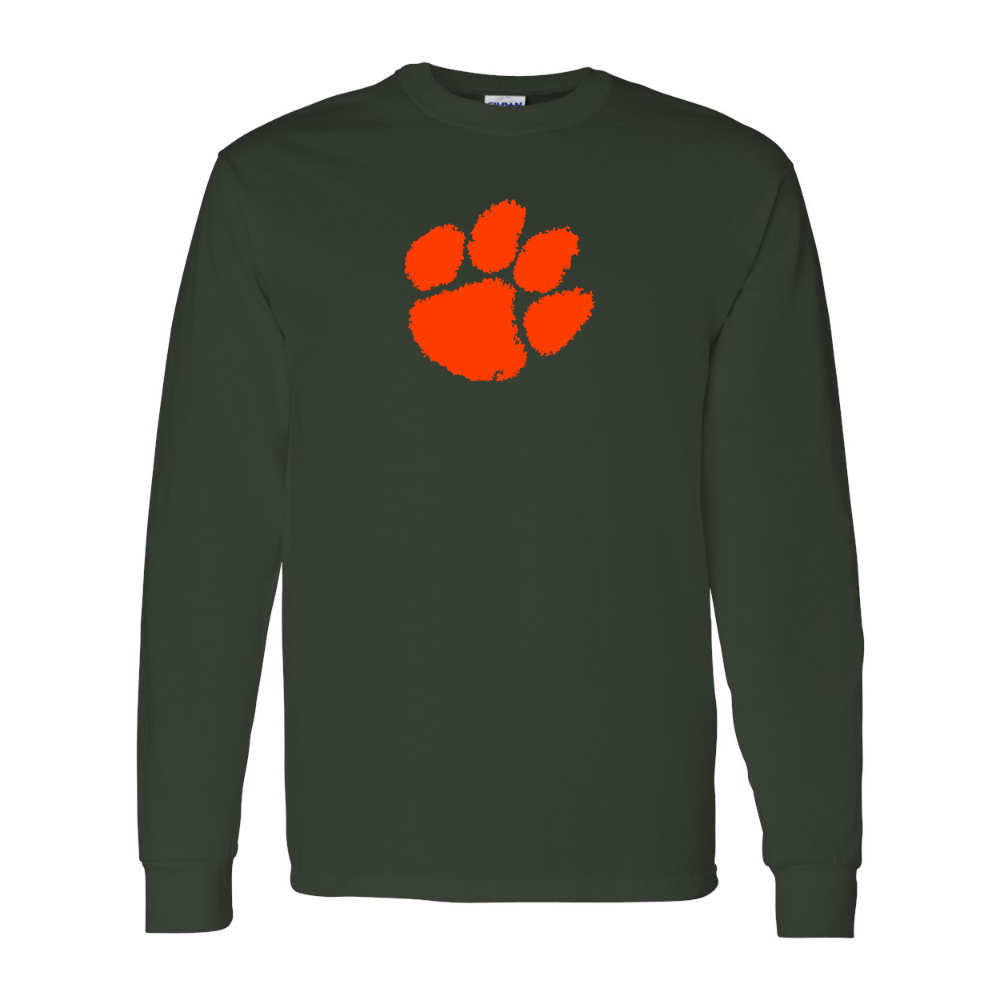 Men's Clemson Tigers Gildan Heavy Cotton Long Sleeve T-Shirt