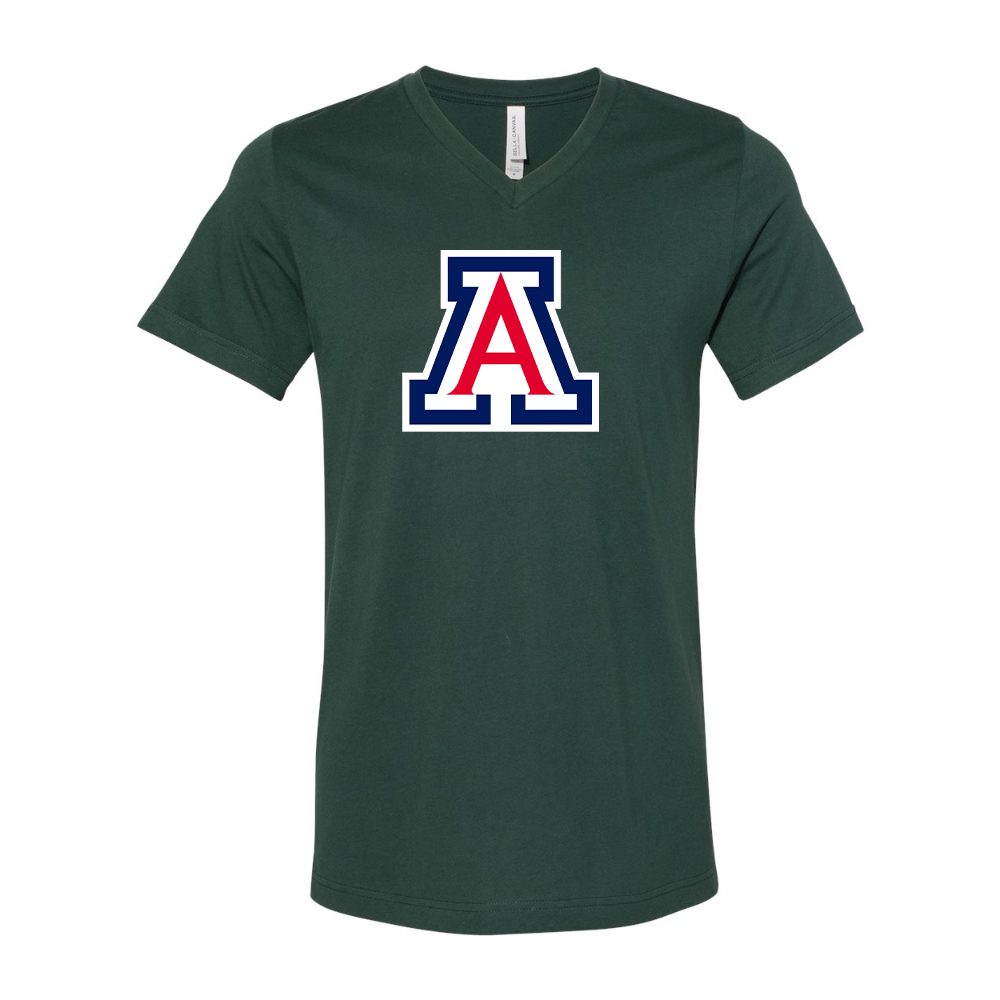 Arizona Wildcats  BELLA  CANVAS - Jersey V-Neck T-Shirt
