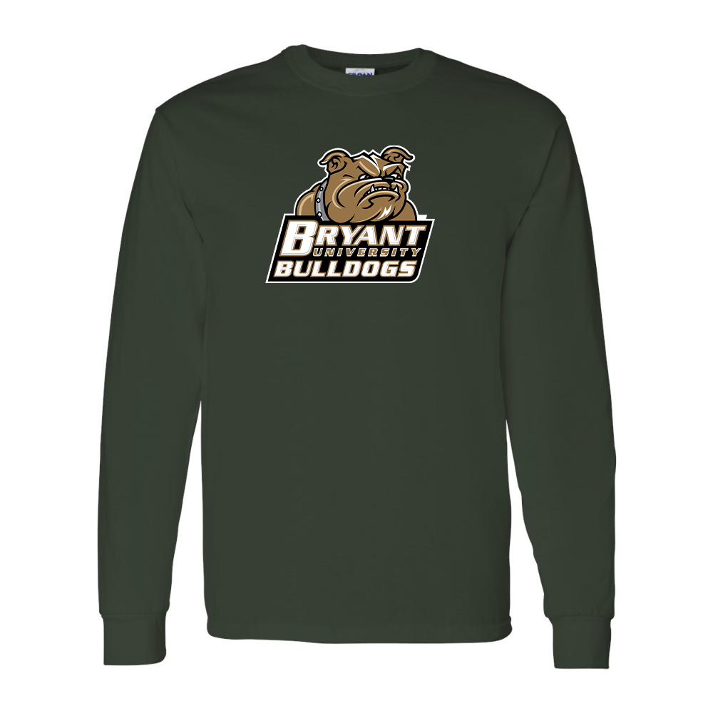Men's  Bryant Bulldogs  Gildan Heavy Cotton Long Sleeve T-Shirt