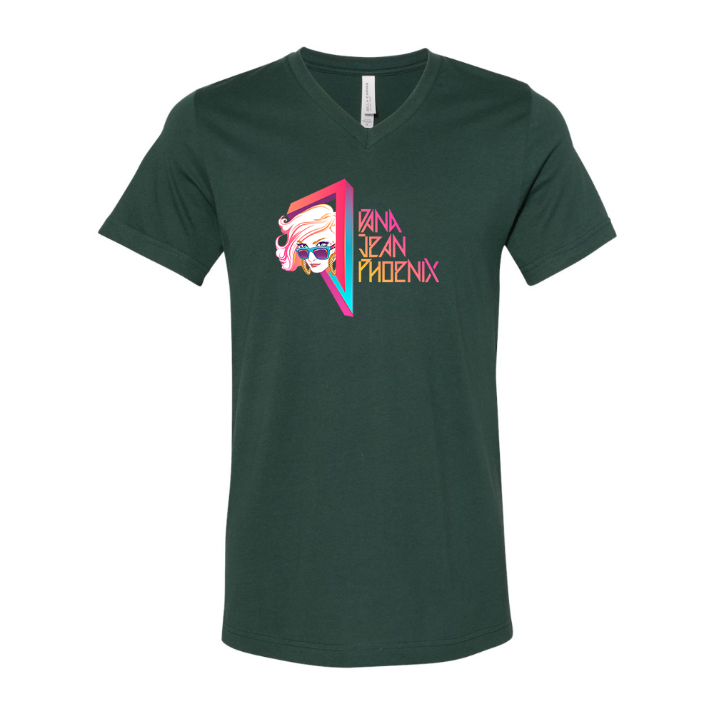 Dana Jean Phoenix BELLA  CANVAS - Jersey V-Neck T-Shirt