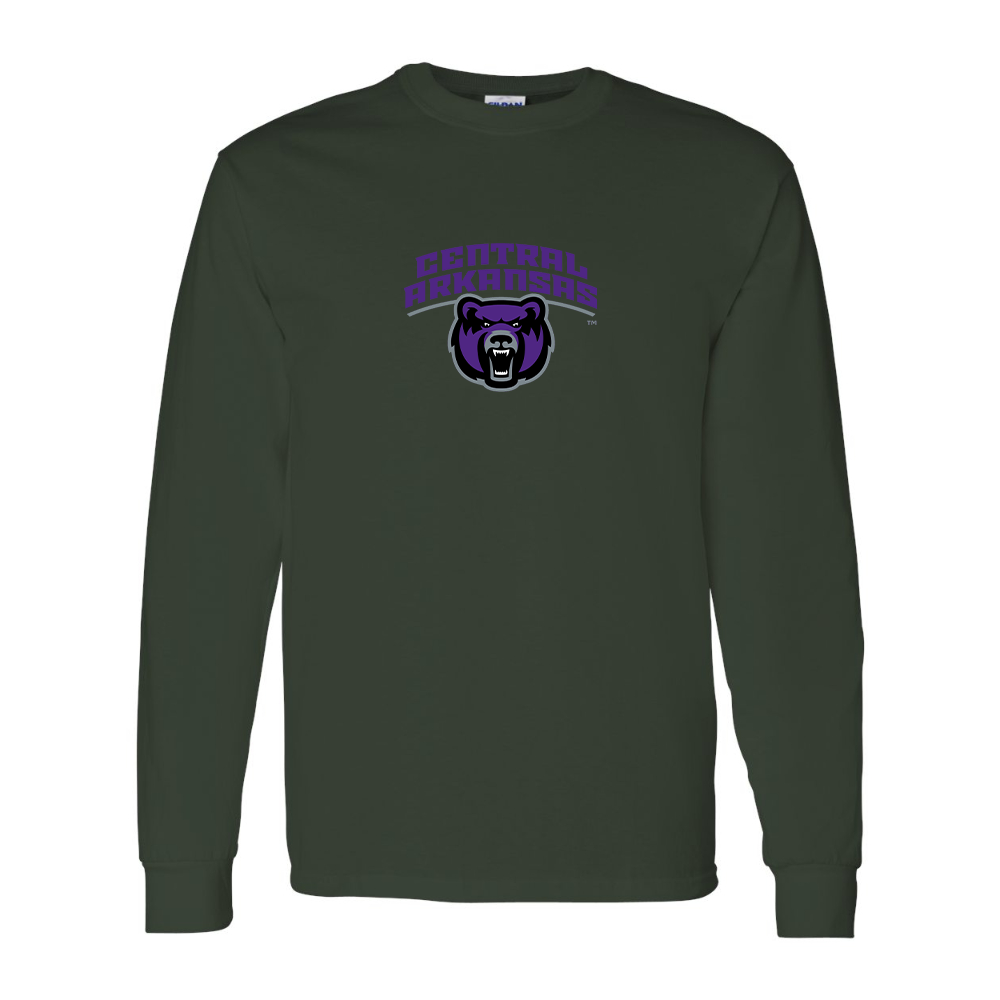 Men's Central Arkansas Bears  Gildan Heavy Cotton Long Sleeve T-Shirt