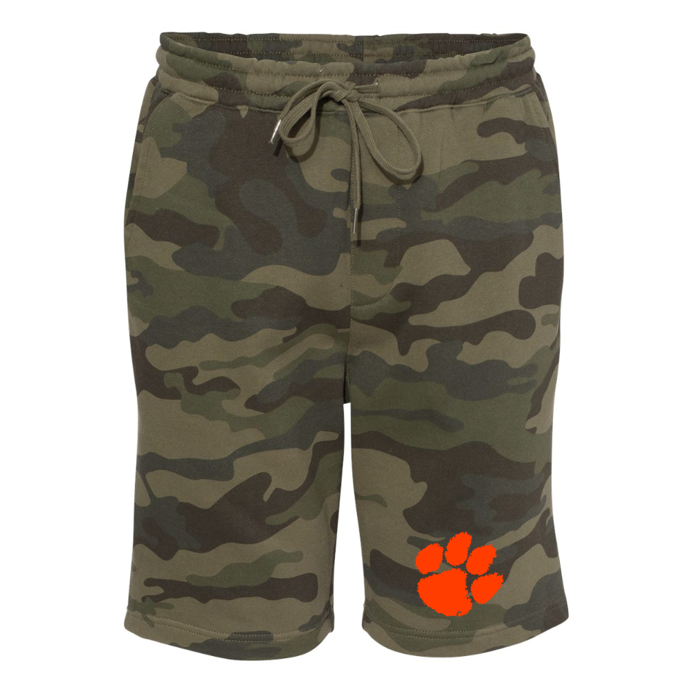 Men's Clemson Tigers Independent Trading Co Midweight Fleece Short