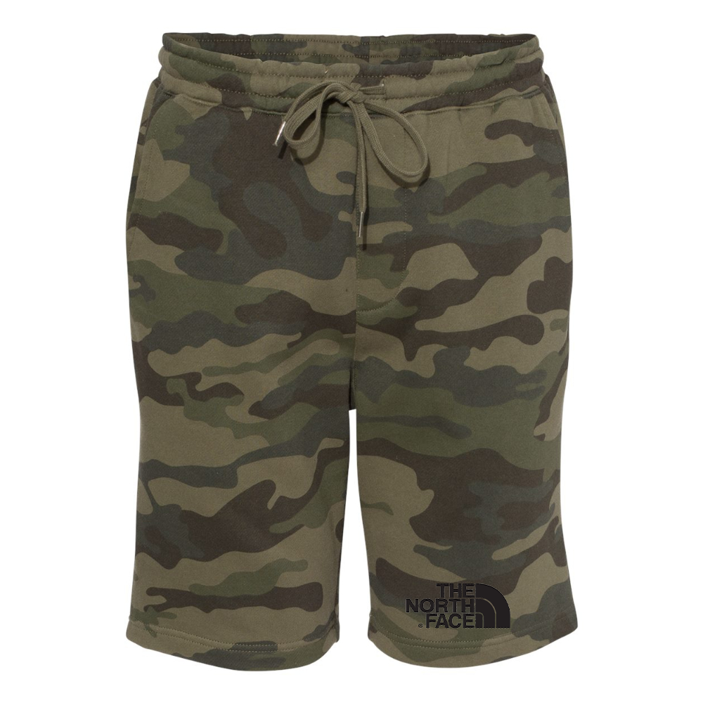 Men's  The North Face Black Independent Trading Co Midweight Fleece Shorts