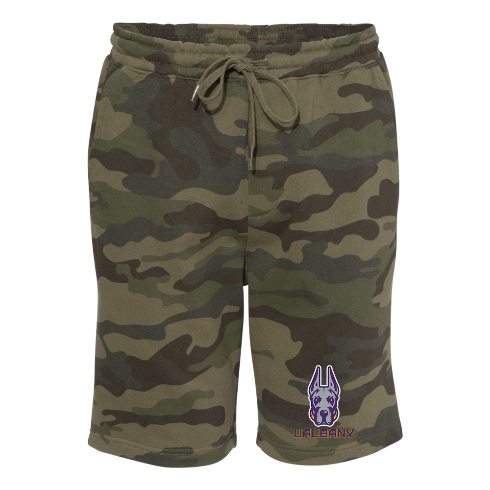 Men's Albany Great Danes  Independent Trading Co Midweight Fleece Shorts