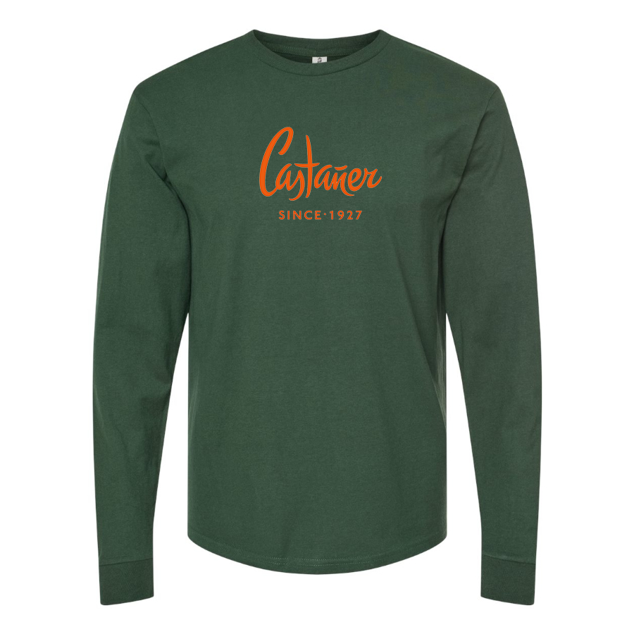 Men's Castaner Logo Cotton Long Sleeve T-Shirt