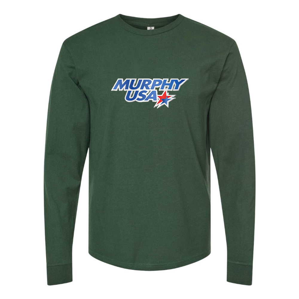 Men's Murphy USA  Logo Cotton Long Sleeve T-Shirt