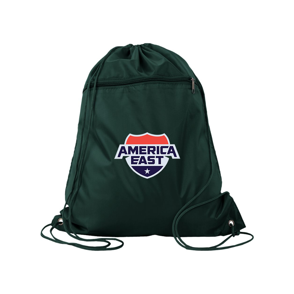America East Conference Q-Tees - Polyester Cinchpack