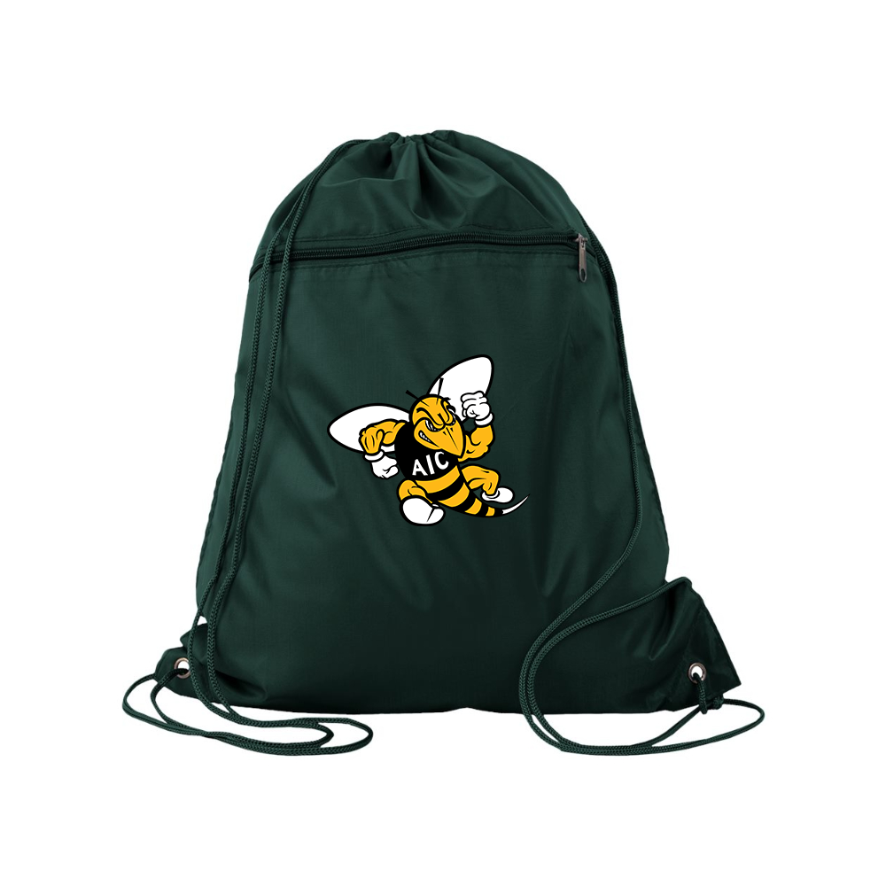 AIC Yellow Jackets  Q-Tees - Polyester Cinchpack