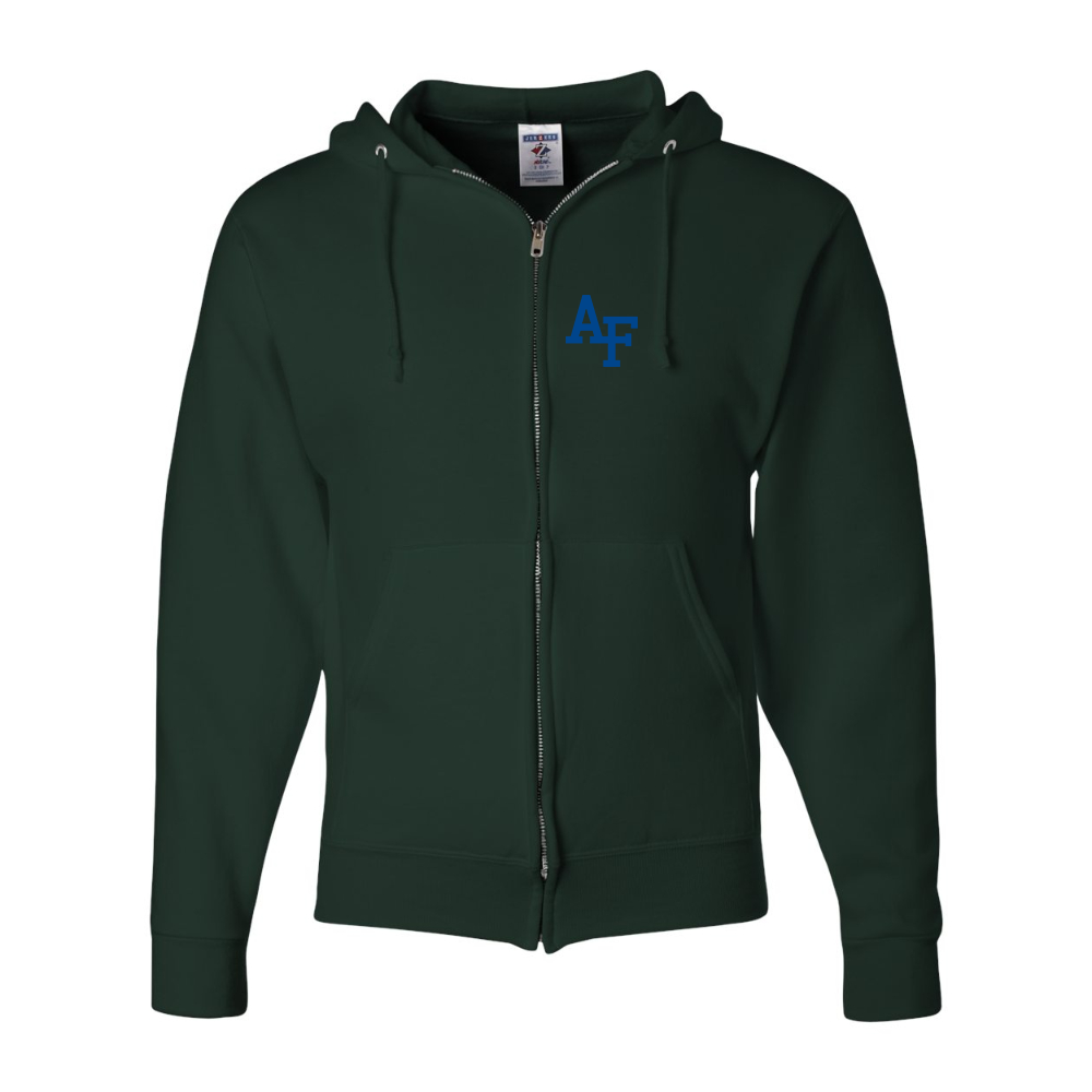 Men's Air Force Falcons  JERZEES NuBlend Full-Zip Hooded Sweatshirt
