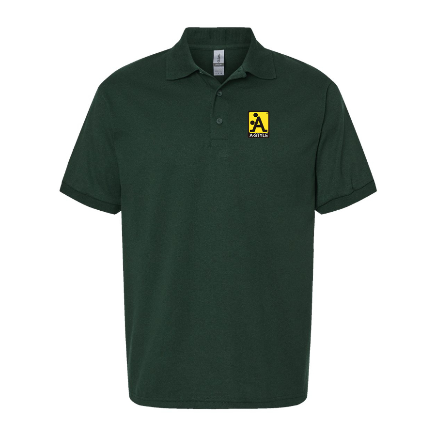 Men's A Style Logo Dry Blend Polo