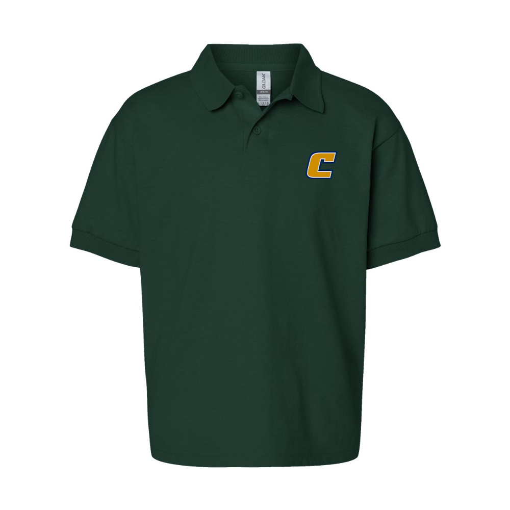 Youth Chattanooga Mocs Gildan Dry Blend Jersey Polo
