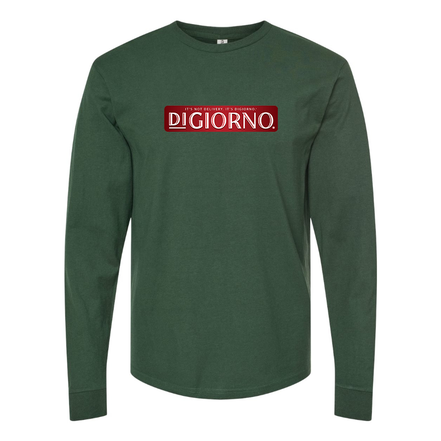 Men's DiGiorno Logo Cotton Long Sleeve T-Shirt