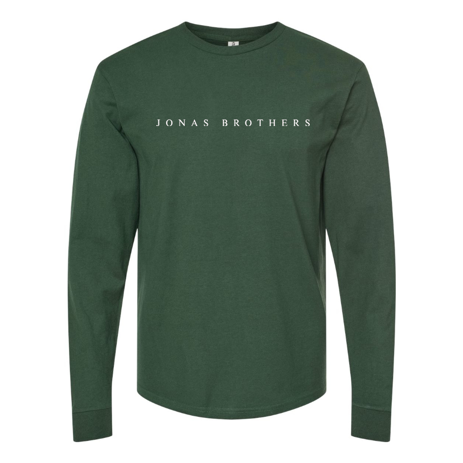 Men's Jonas Brothers Logo Cotton Long Sleeve T-Shirt
