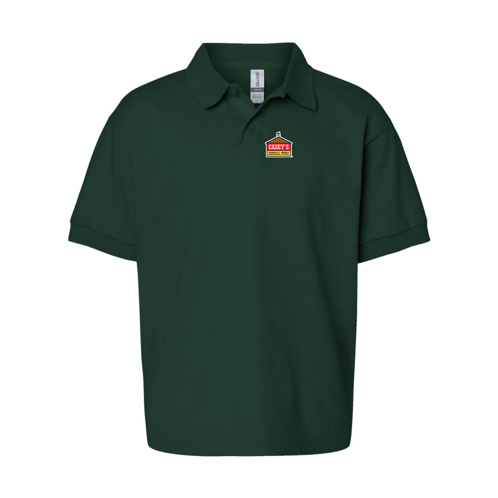 Youth  Casey's General Store  Gildan Dry Blend Jersey Polo