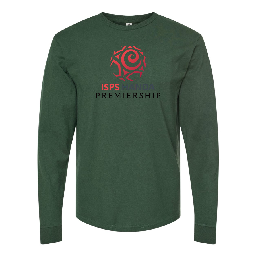 Men's ISPS Handa Premiership Logo Cotton Long Sleeve T-Shirt