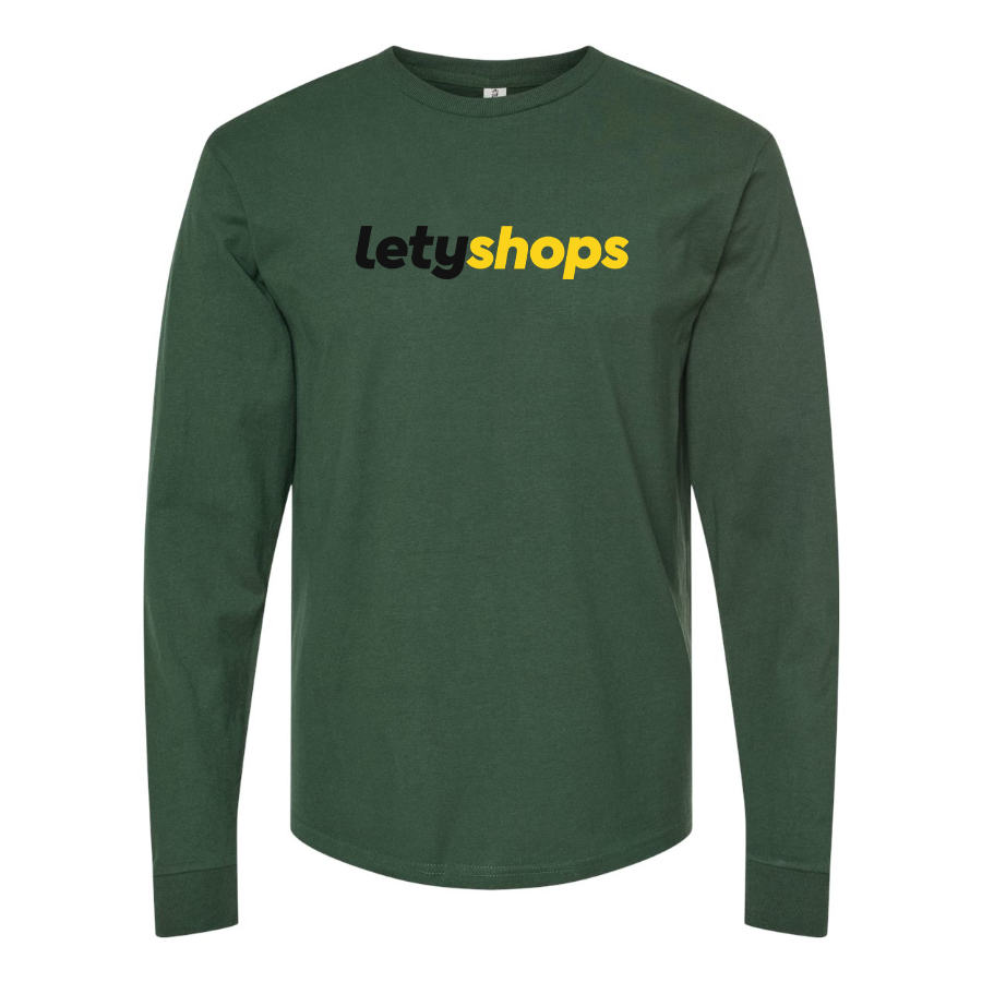 Men's LetyShops Logo Cotton Long Sleeve T-Shirt