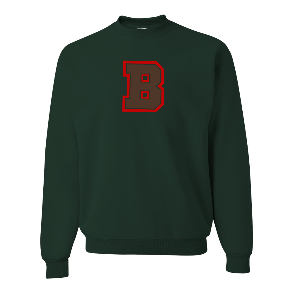 Men's Brown Bears JERZEES NuBlend Crewneck Sweatshirt