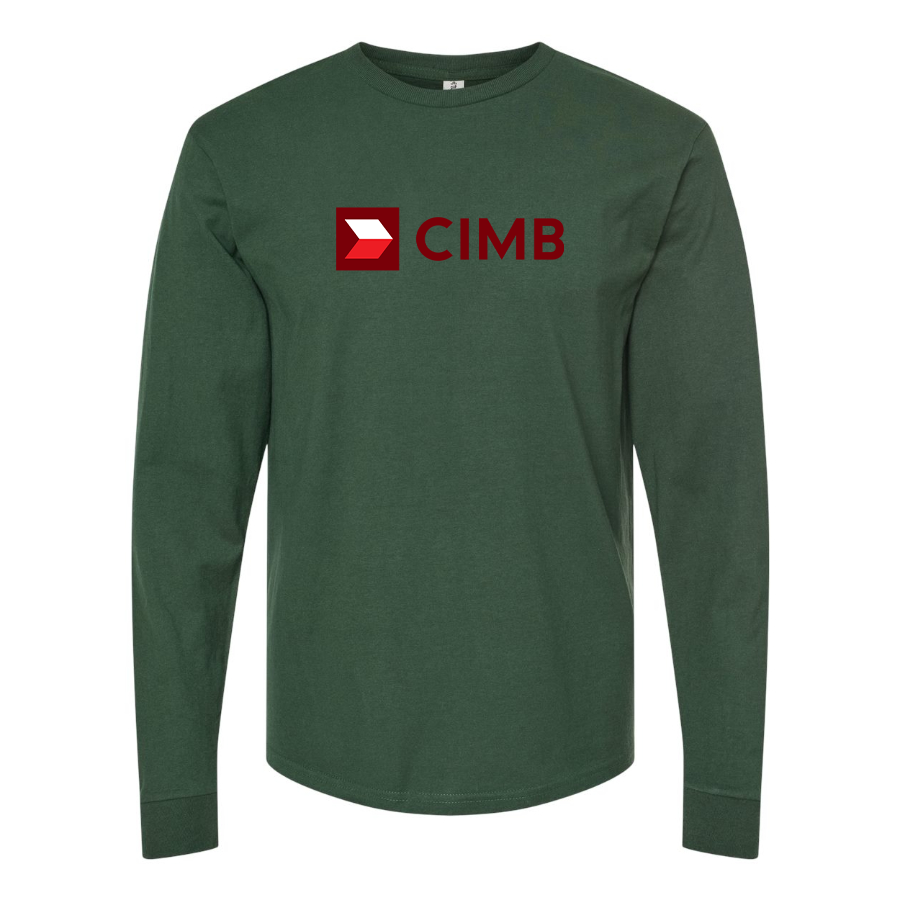 Men's CIMB  Logo Cotton Long Sleeve T-Shirt