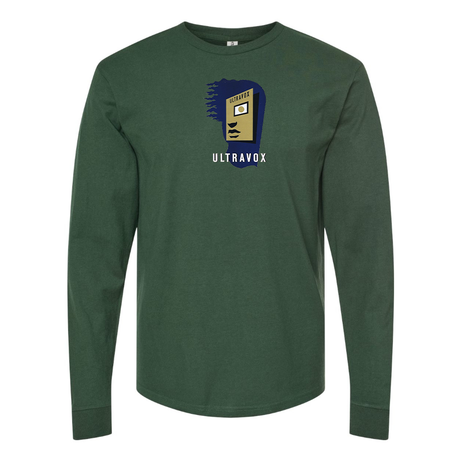 Men's Ultravox Logo  Cotton Long Sleeve T-Shirt