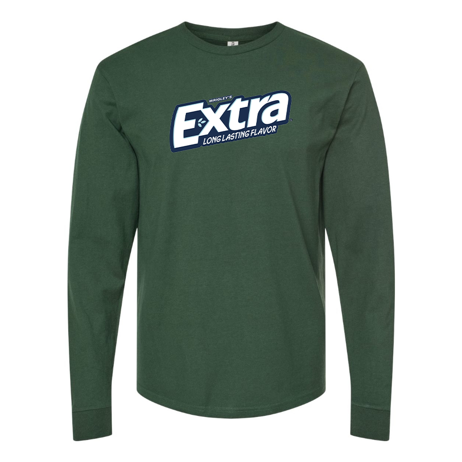 Men's Extra Gum Logo Cotton Long Sleeve T-Shirt