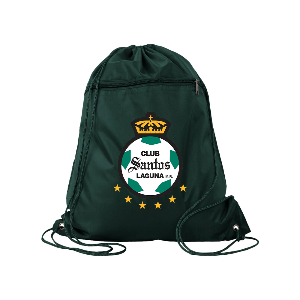 Santos Laguna Soccer Q-Tees - Polyester Cinchpack