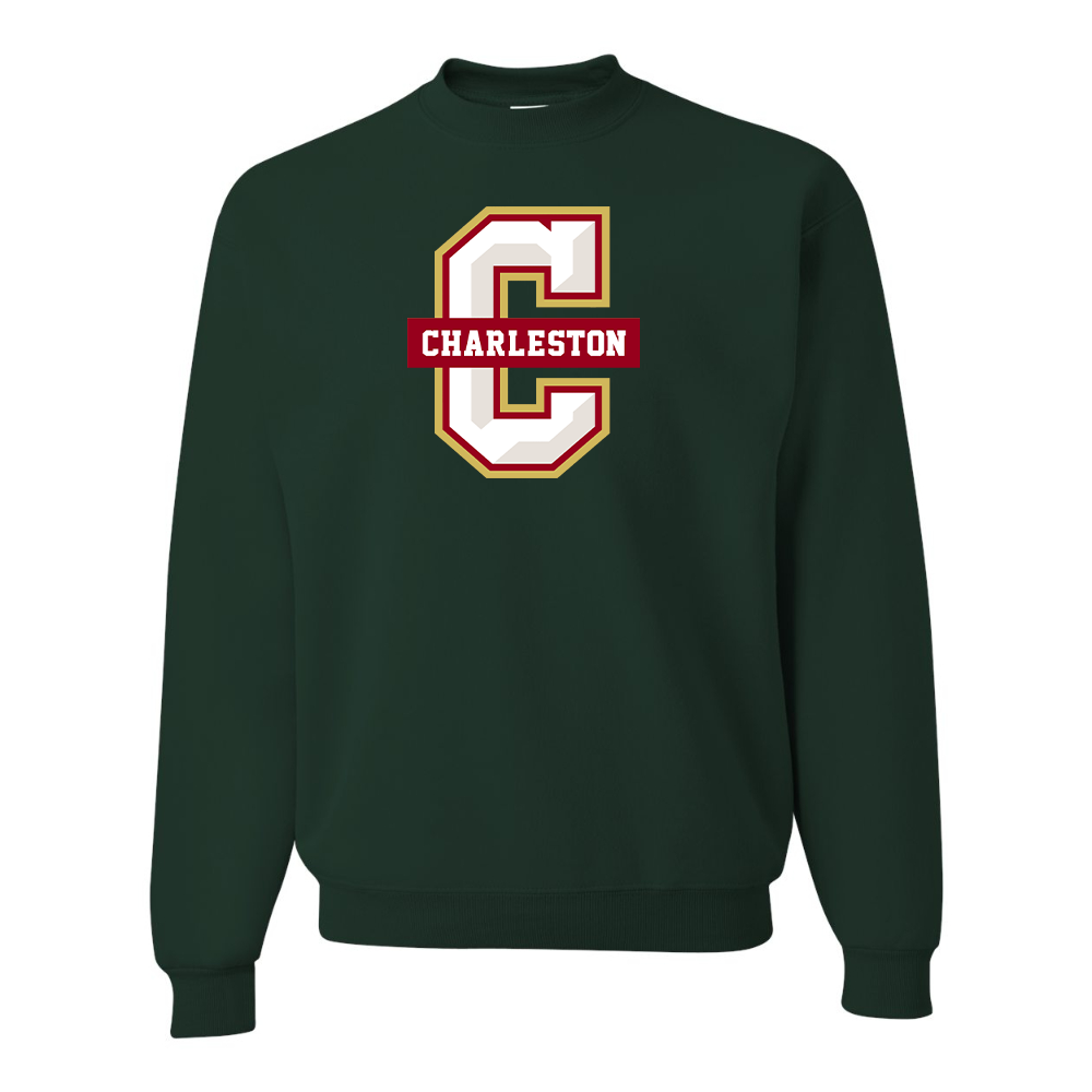 Men's Charleston Cougars JERZEES NuBlend Crewneck Sweatshirt