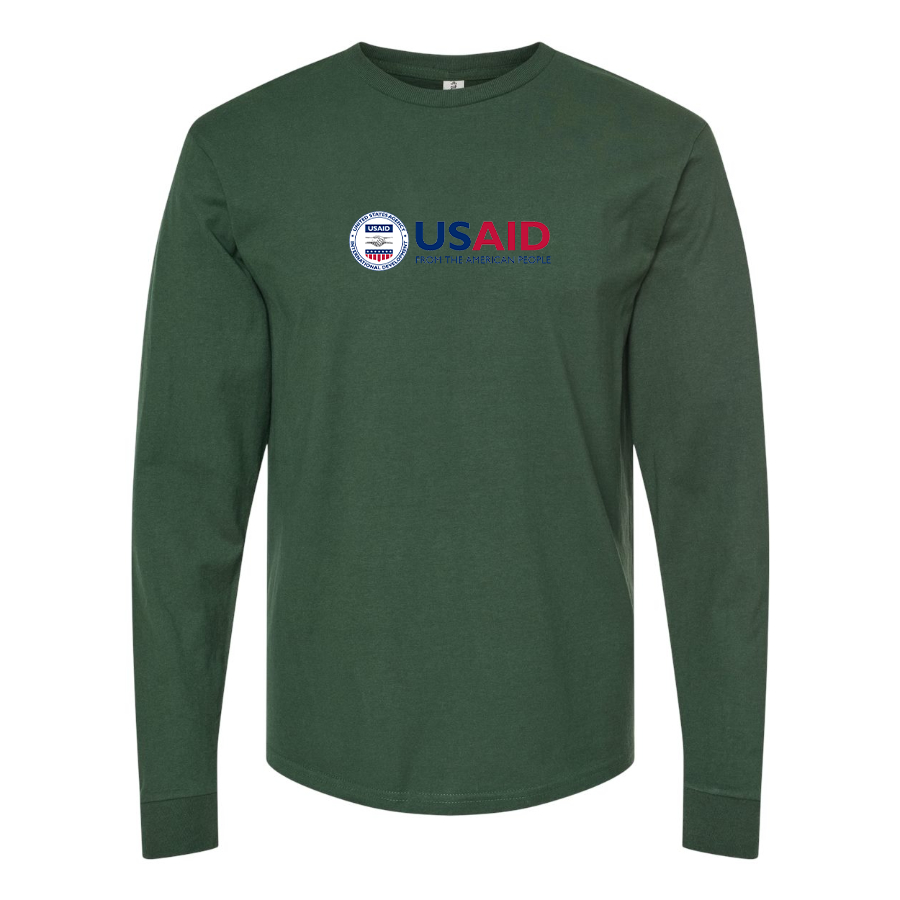 Men's  USAid Cotton Long Sleeve T-Shirt