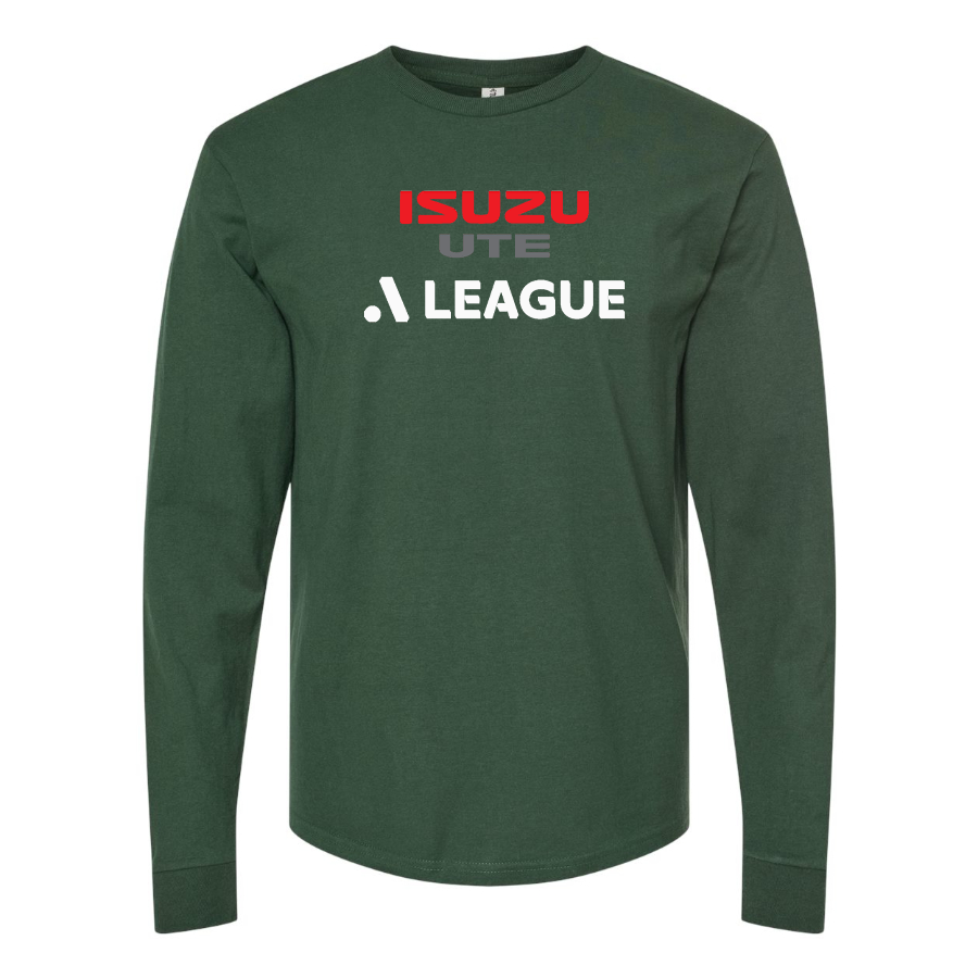Men's  A League Logo Cotton Long Sleeve T-Shirt