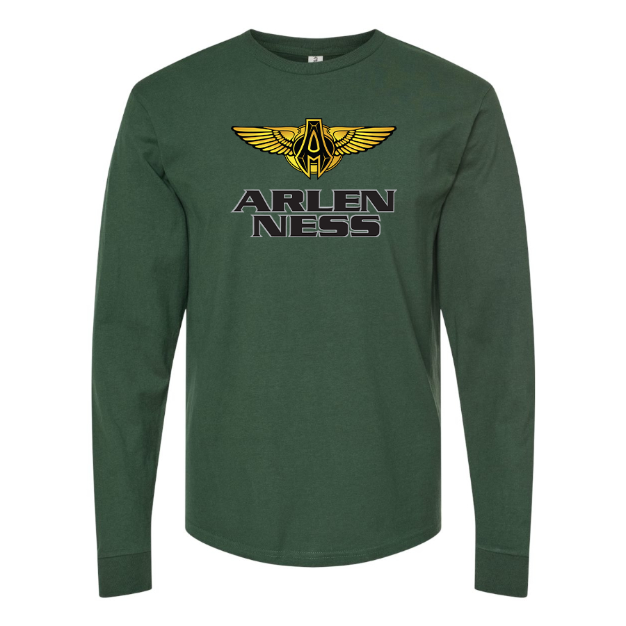 Men's Arlen Ness  Logo Cotton Long Sleeve T-Shirt