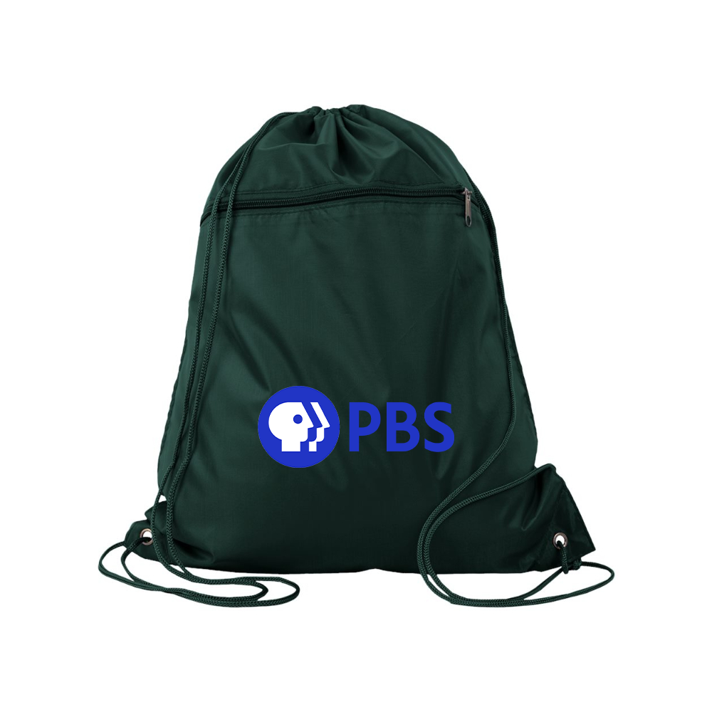 PBS Blue  Q-Tees - Polyester Cinchpack