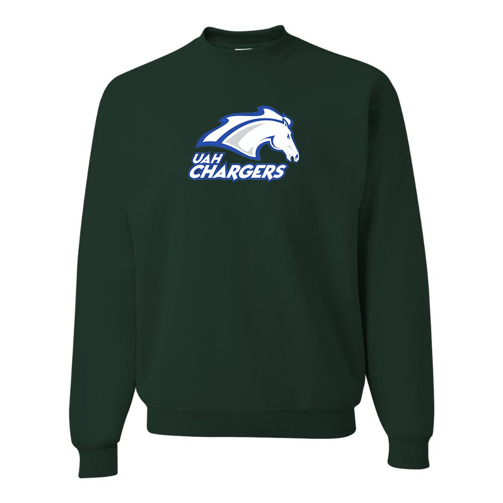 Men's Alabama Huntsville Chargers JERZEES NuBlend Crewneck Sweatshirt