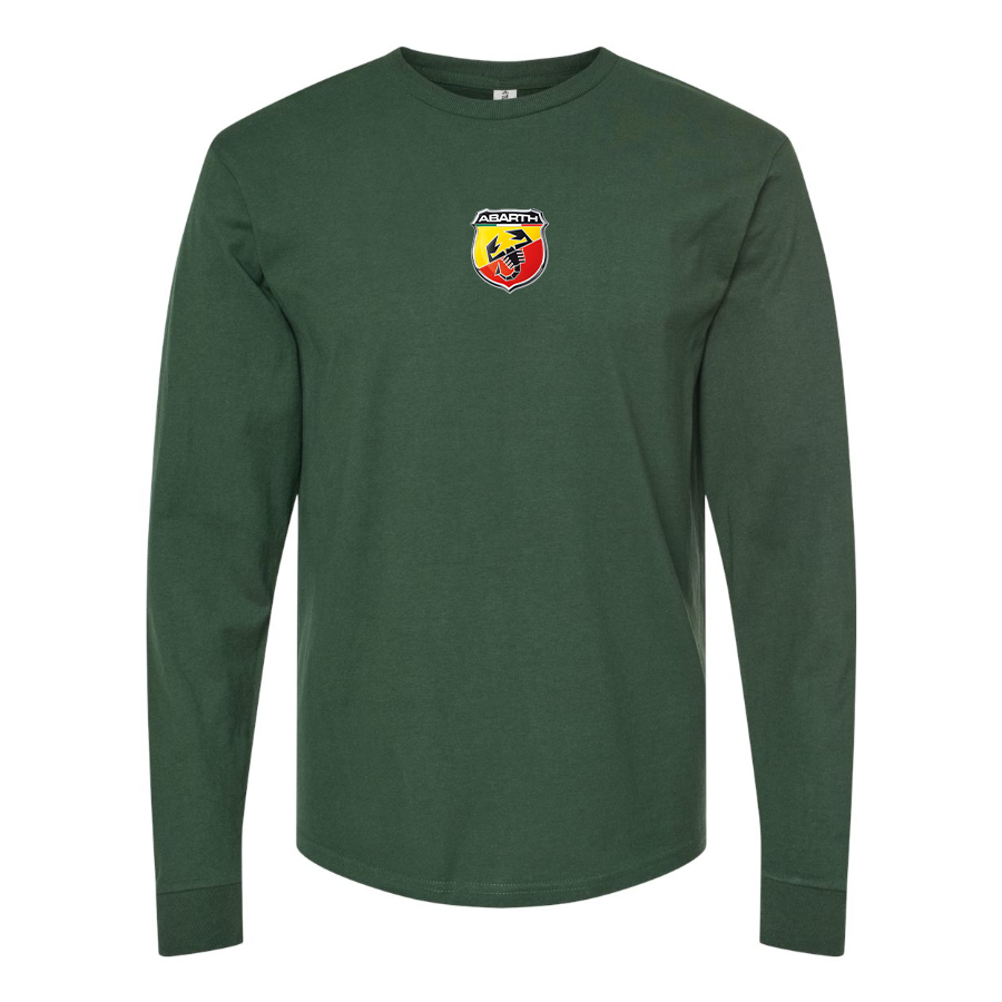 Men's Abarth Logo Cotton Long Sleeve T-Shirt