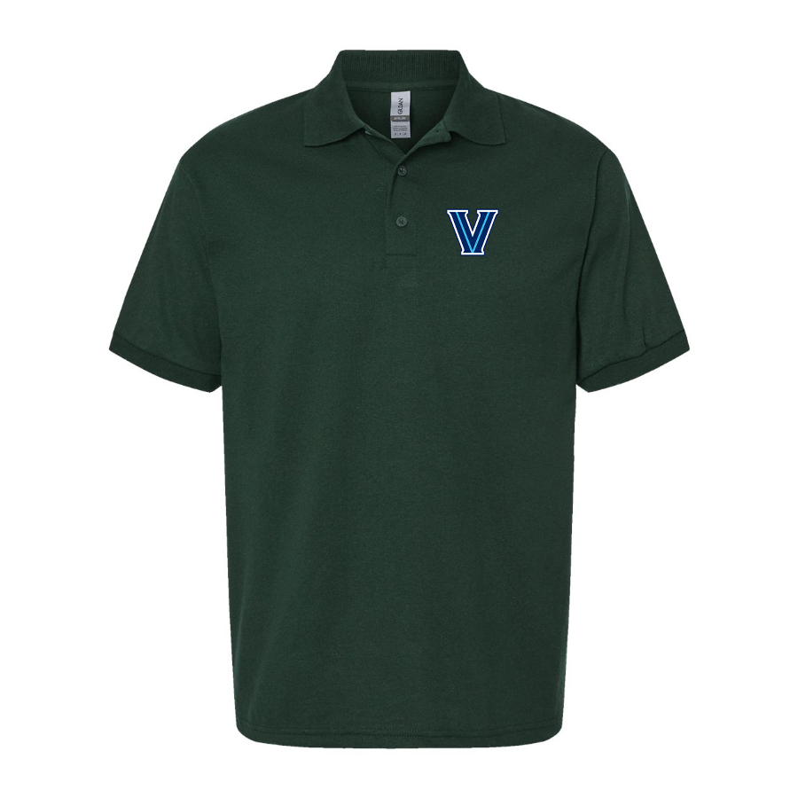 Men's Villanova Wildcats Logo  Dry Blend Polo