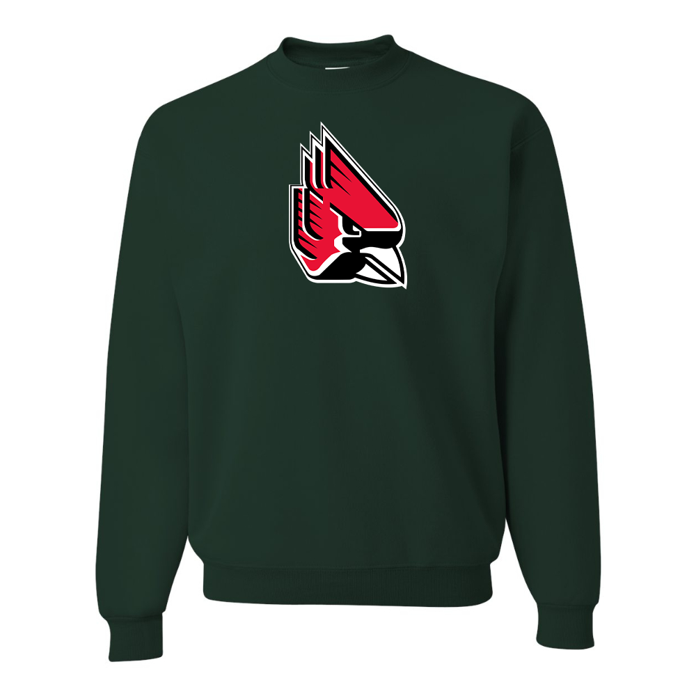 Men's   Ball State Cardinals JERZEES NuBlend Crewneck Sweatshirt