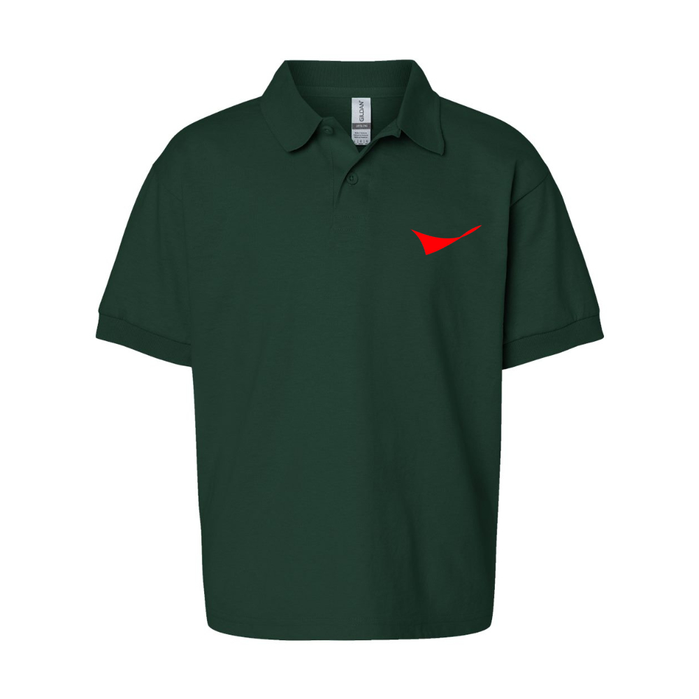 Youth Conoco Phillips Symbol Gildan Dry Blend Jersey Polo