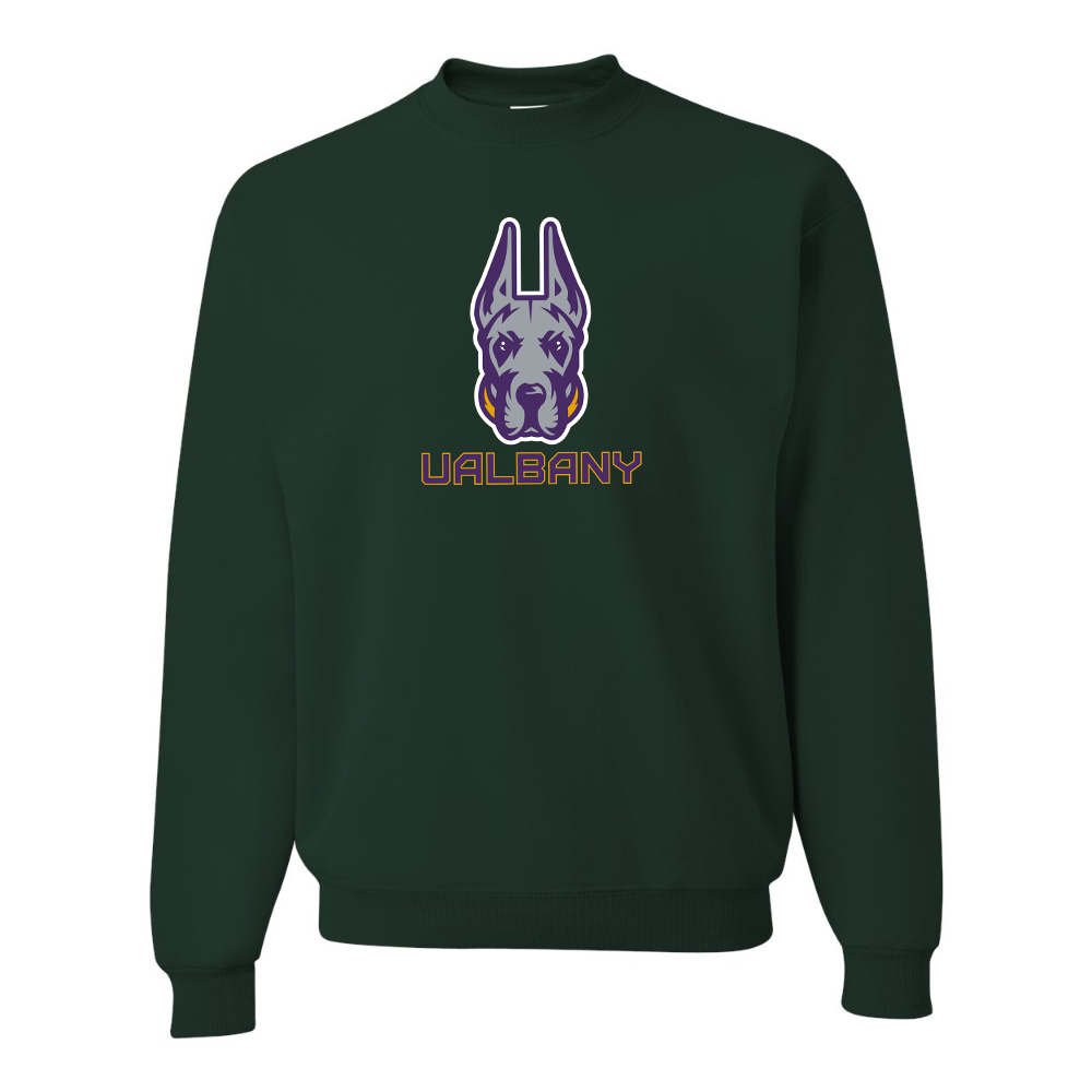 Men's Albany Great Danes  JERZEES NuBlend Crewneck Sweatshirt