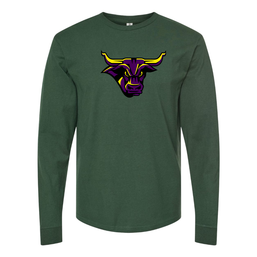 Men's Minnesota State Mavericks  Logo Cotton Long Sleeve T-Shirt