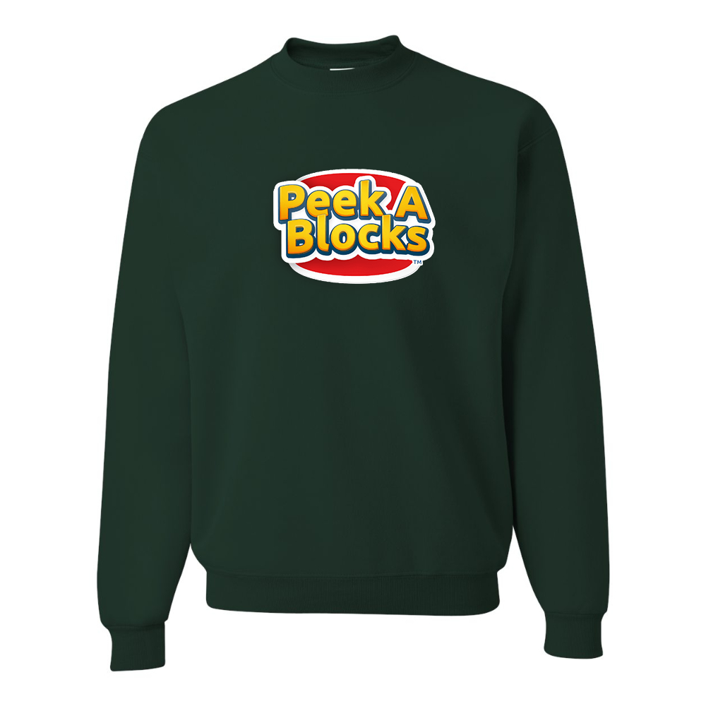 Men's Peek A Blocks JERZEES NuBlend Crewneck Sweatshirt