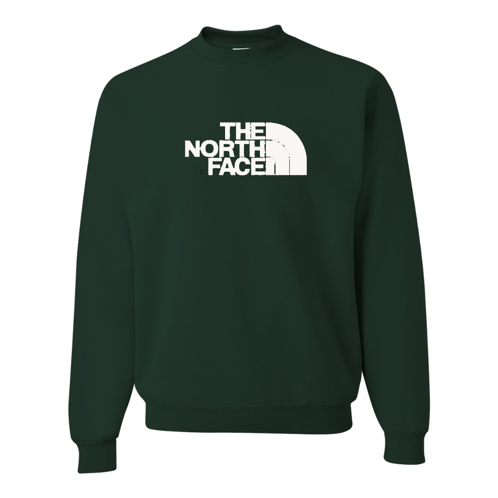 Men's  The North Face Black JERZEES NuBlend Crewneck Sweatshirt