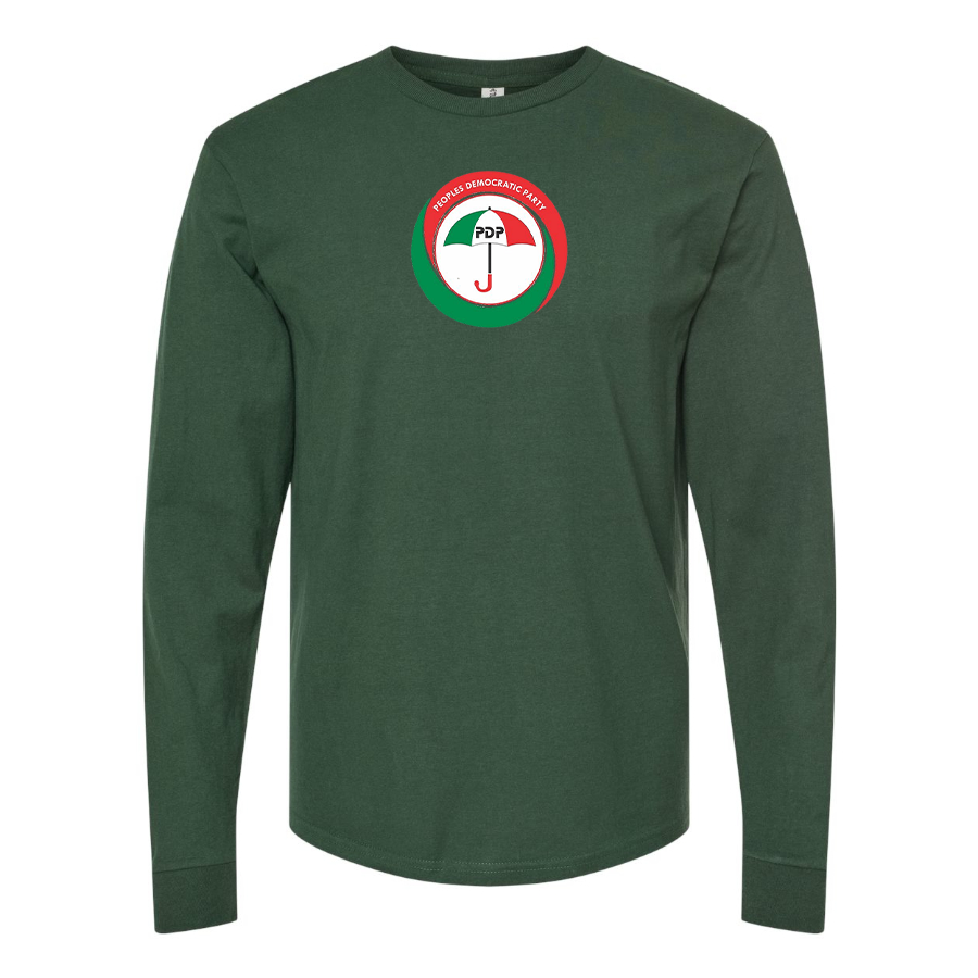Men's  PDP Logo  Cotton Long Sleeve T-Shirt