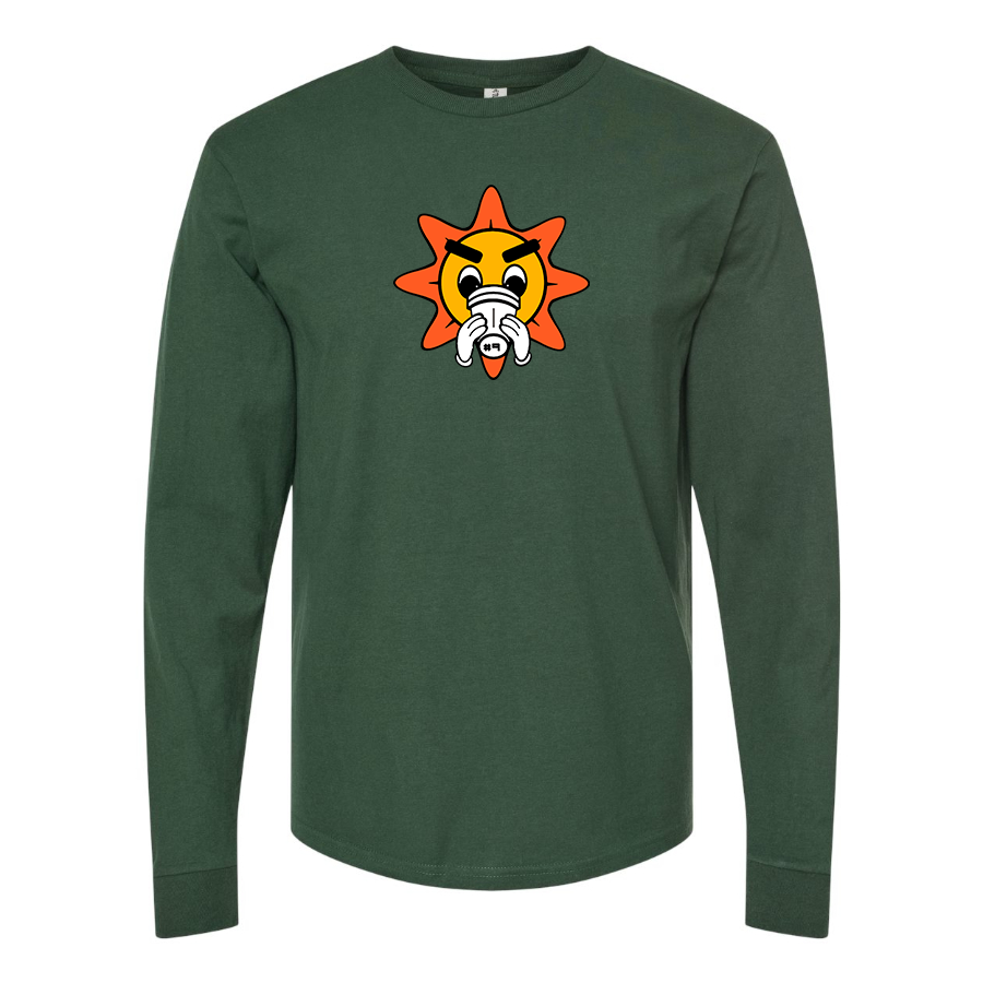 Men's Glo Gang Logo Cotton Long Sleeve T-Shirt