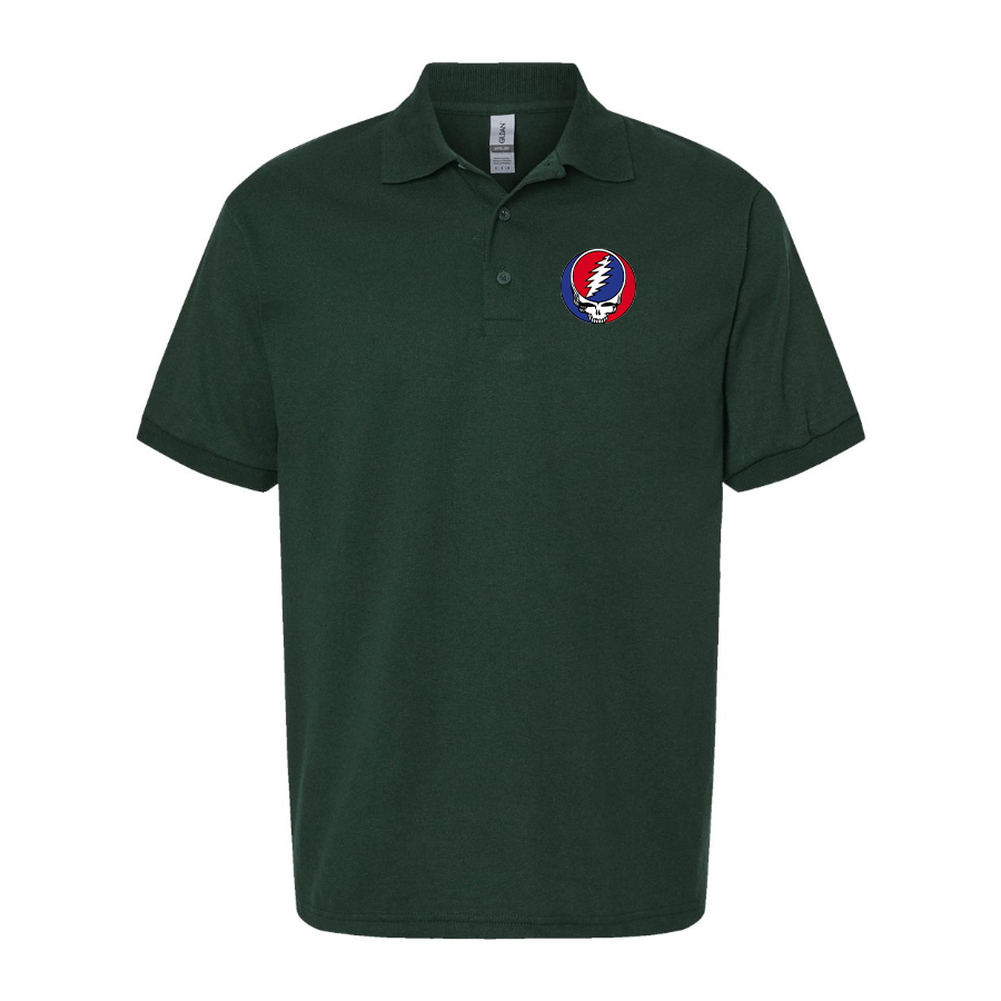 Men's Gratefu Dead Logo Dry Blend Polo