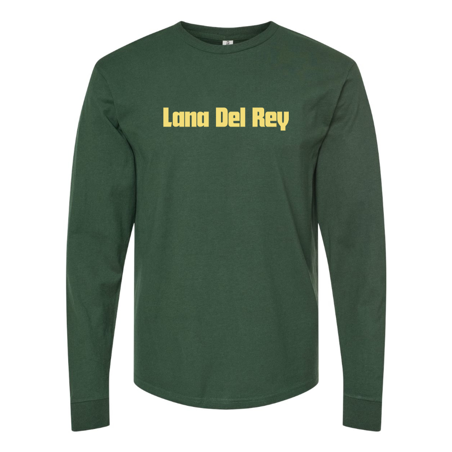 Men's Lana Del Rey Logo Cotton Long Sleeve T-Shirt