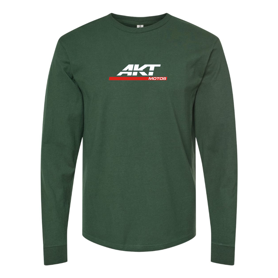 Men's AKT Logo Cotton Long Sleeve T-Shirt