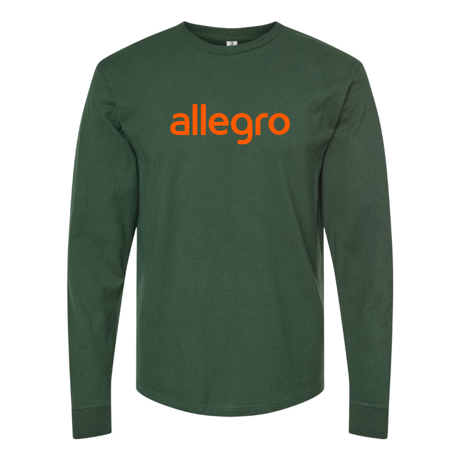 Men's Allegro Logo Cotton Long Sleeve T-Shirt