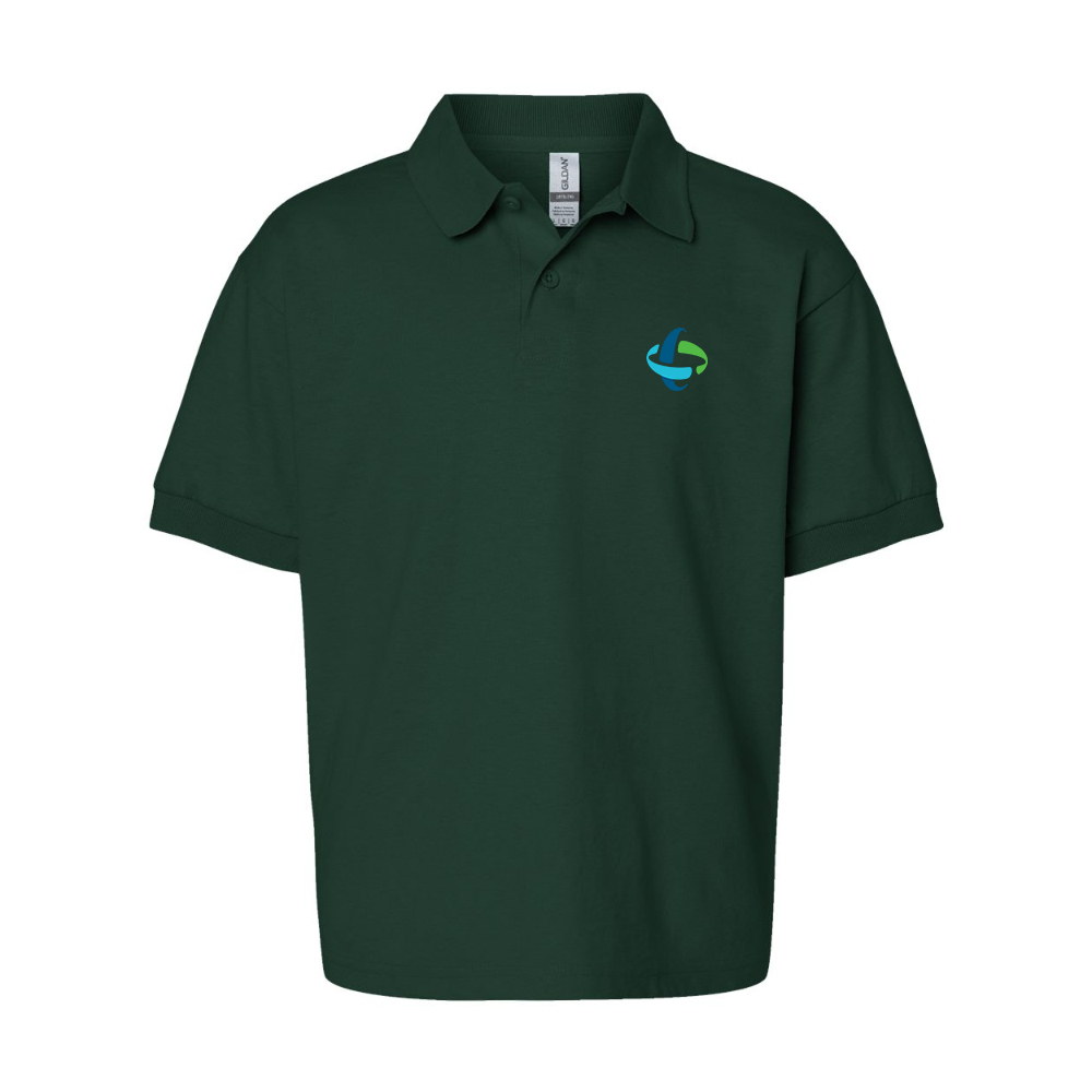 Youth  Duke Energy Gildan Dry Blend Jersey Polo