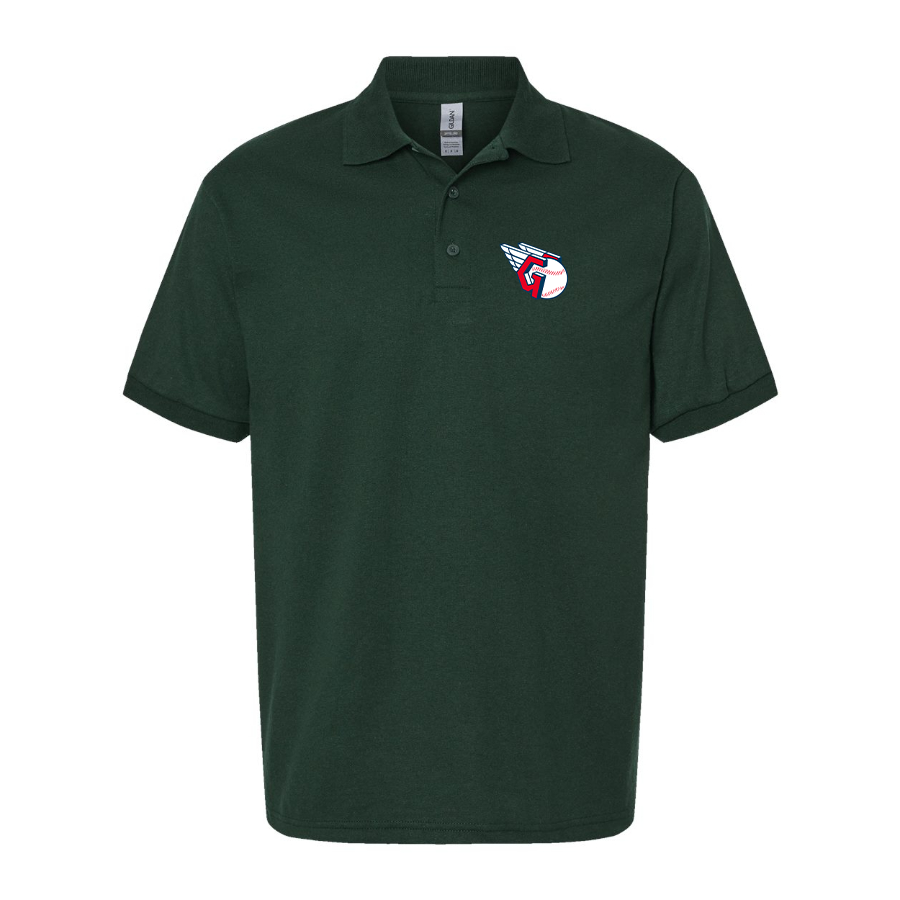 Men's Cleveland Guardians  Logo Dry Blend Polo
