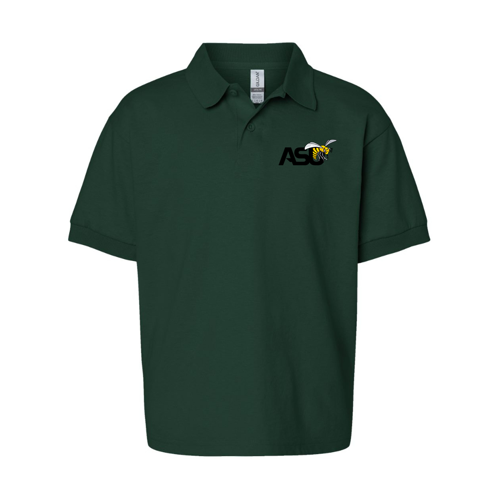 Youth Alabama State Hornets Gildan Dry Blend Jersey Polo