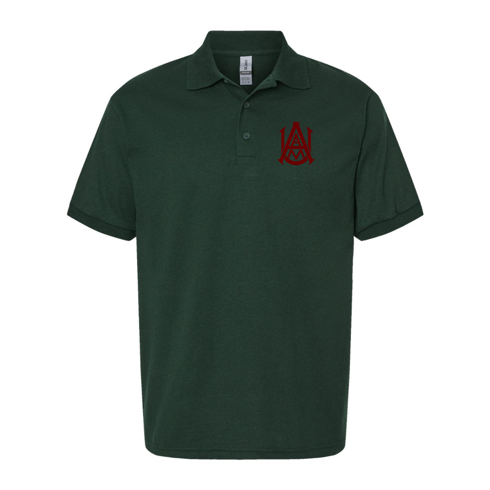 Men's Alabama AM Bulldogs Gildan Dry Blend Jersey Polo