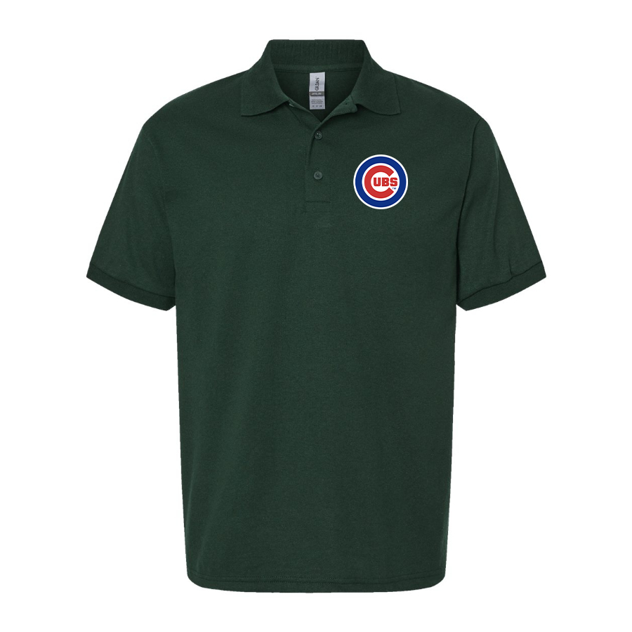 Men's Chicago Cubs Logo Dry Blend Polo